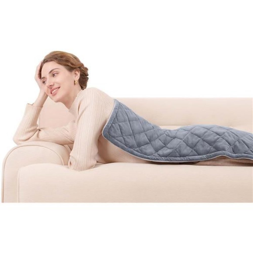 Weighted Heating Pad for Back Pain & Cramps Relief, 3.4lb 17''x33'' XL